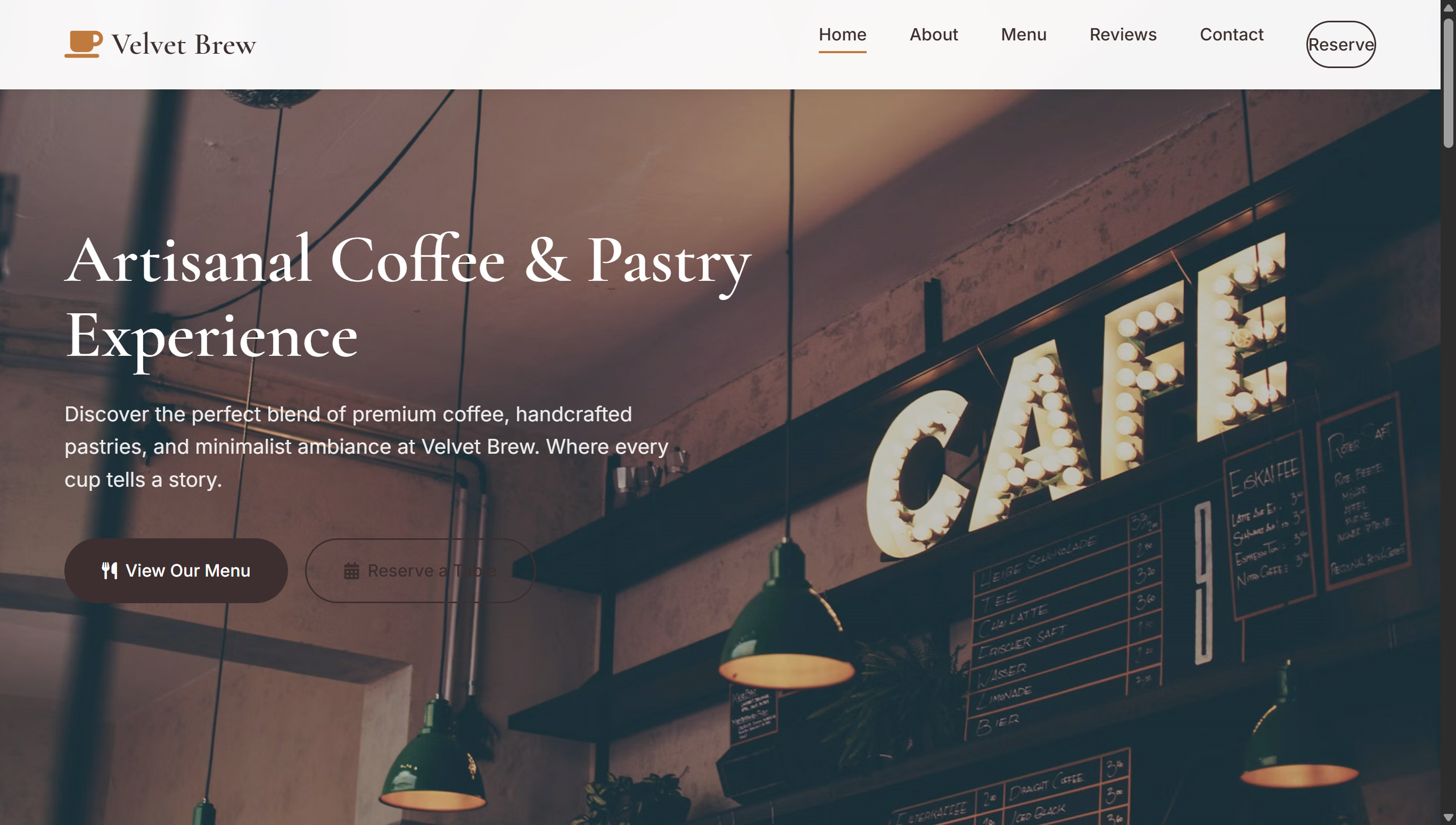 Cafe Template 2