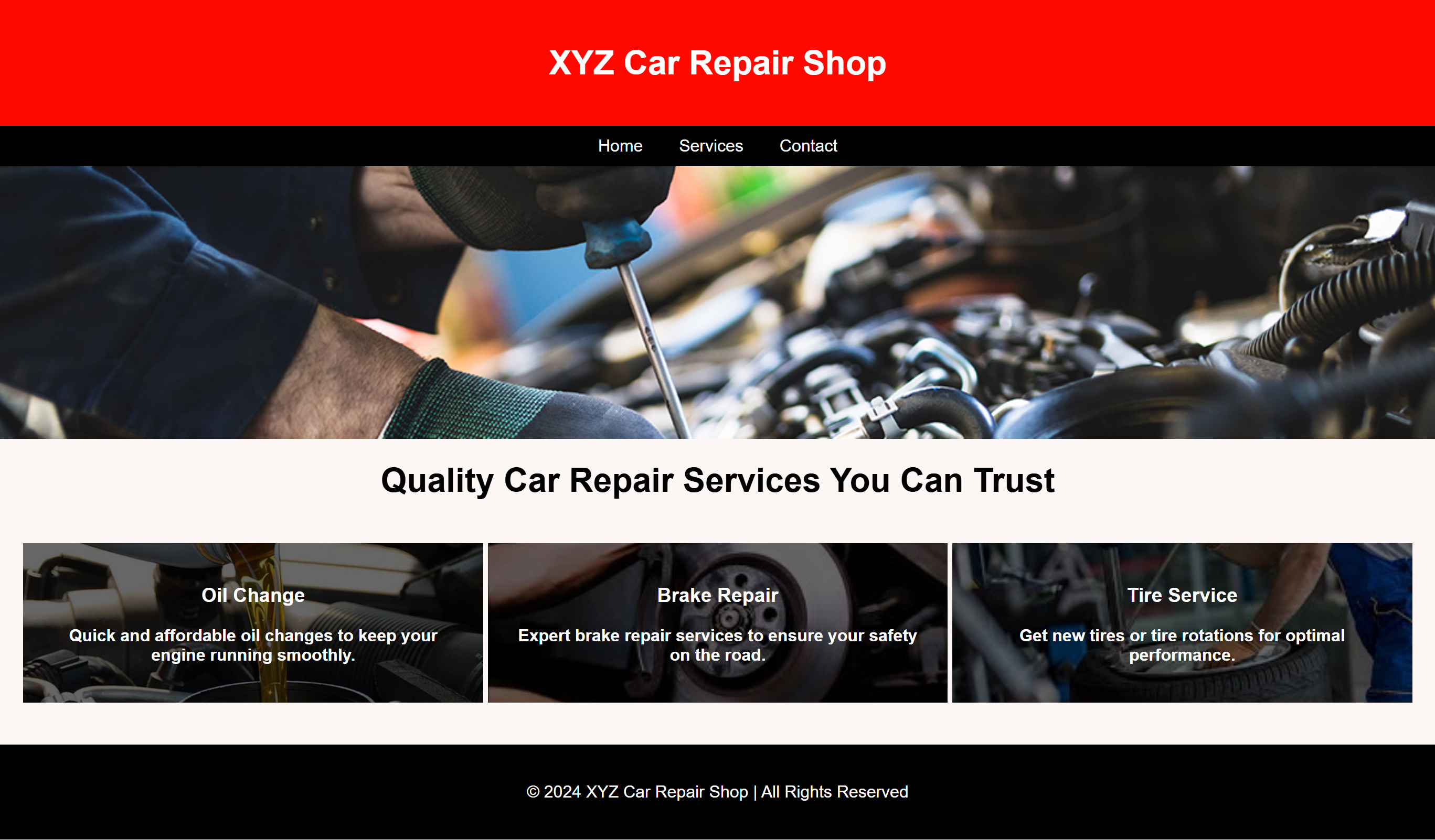 Car Repair Template