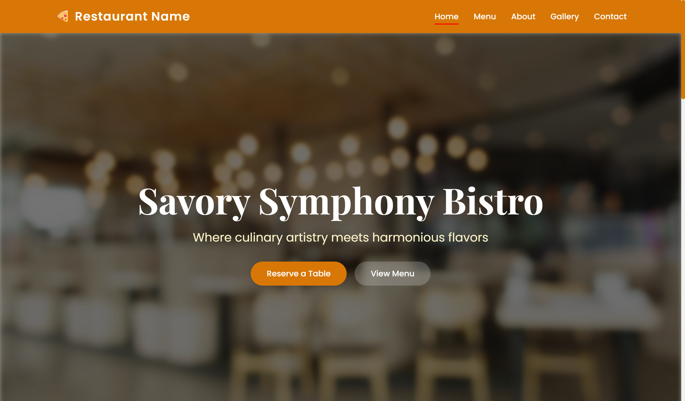 Restaurant Template 3